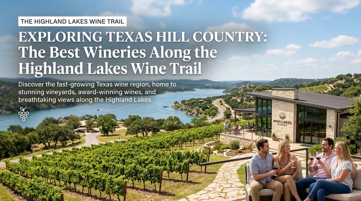 Best Wineries Along the Highland Lakes Wine Trail