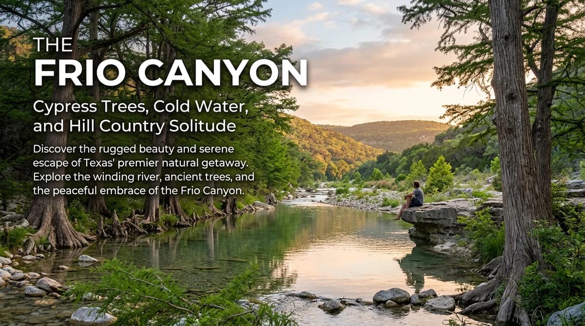 The Frio Canyon: Cypress Trees, Cold Water, and Hill Country Solitude