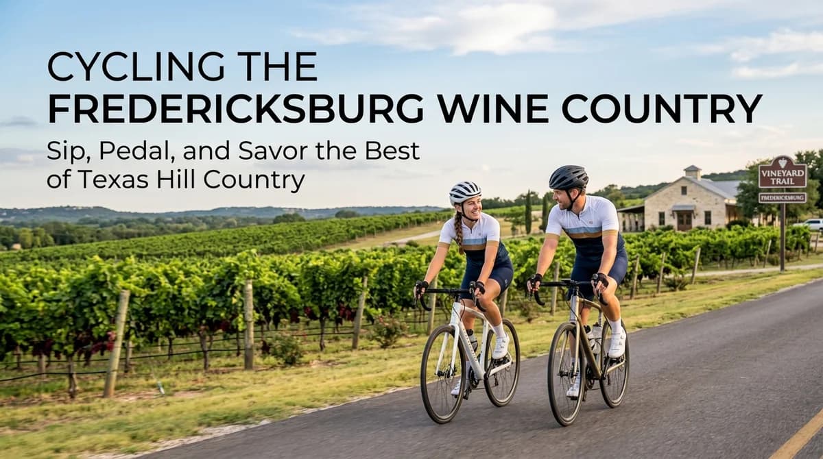 Cycling the Fredericksburg Wine Country